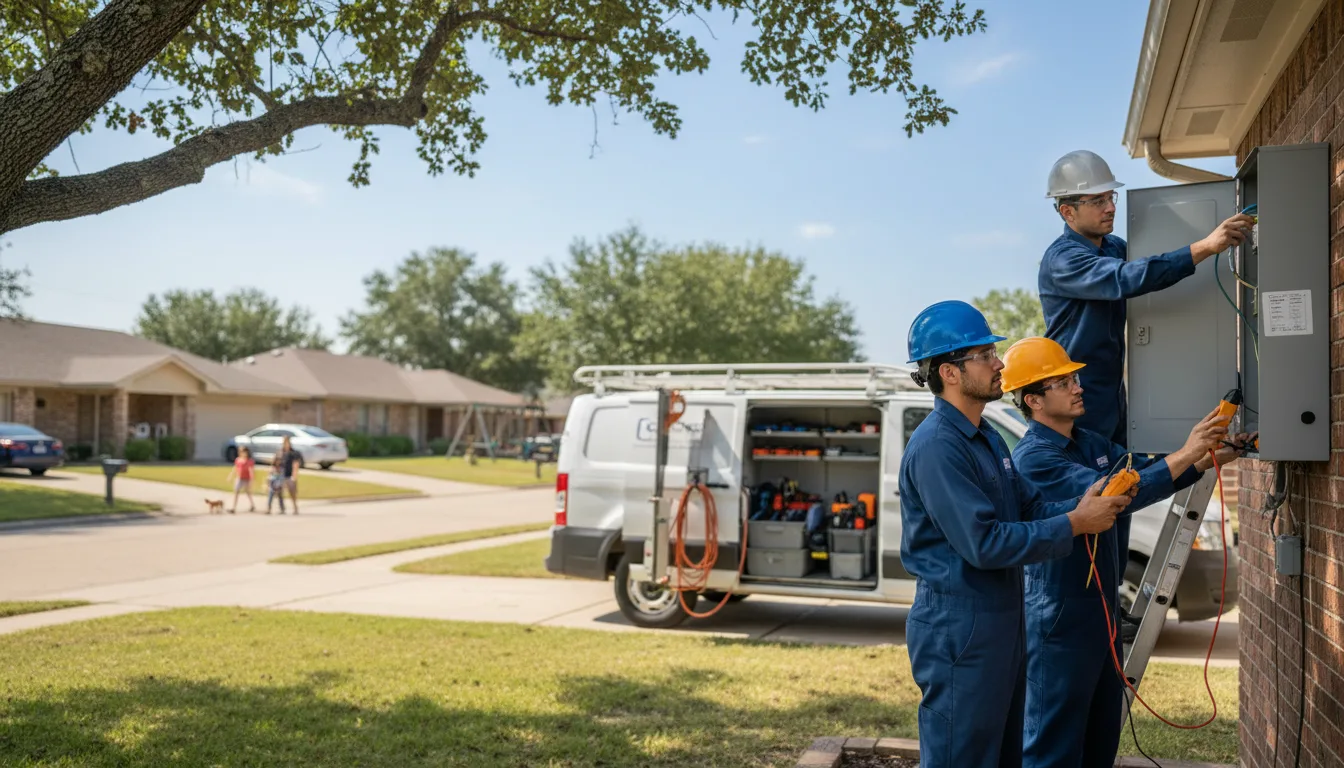 Certified electrician providing emergency electrical services in Flora, LA